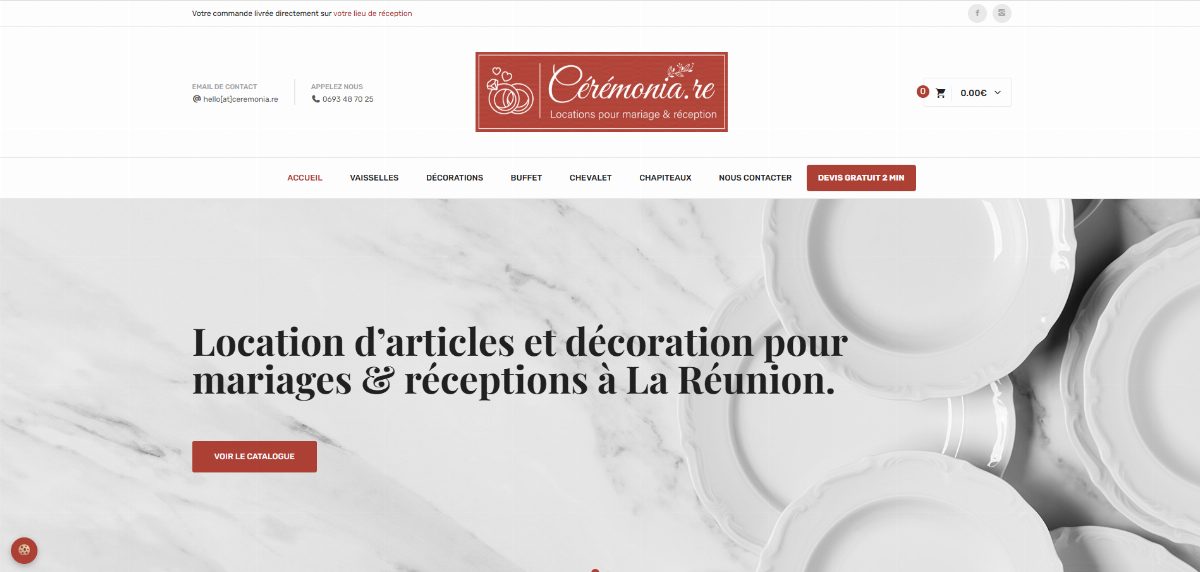 Back-office Ceremonia.re — vue secondaire